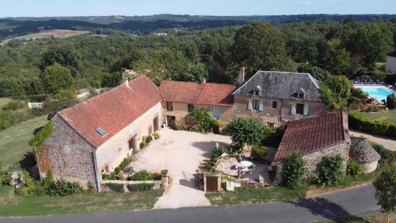 La Vieille Ferme: Superbe Complexe De 3 Gites En Pierre Avec Piscine Au Coeur Du Perigord Noir Saint-Genies Exterior foto